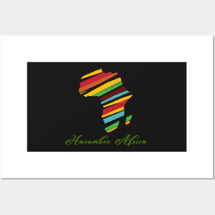 African Tshirt Posters and Art